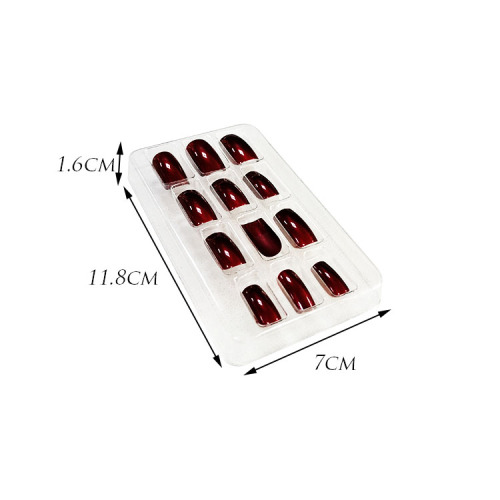 Cosmetics Plastic Packaging Box False Nails Blister Tray