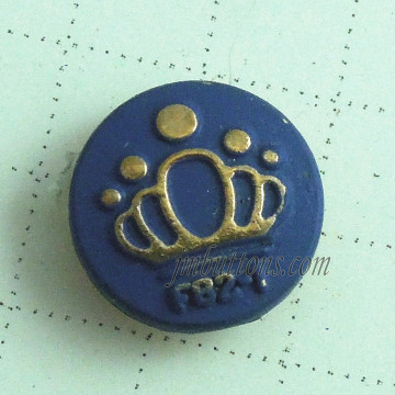 blue bags rivets fashion crown metal buttons factory wholesale