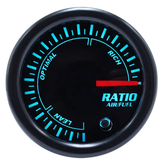 Car Auto 12V 7 Colors Universal Car Auto 52MM Air Fuel Ratio Gauge Meter LED With Gauge Holder Triple Pod Double Cup Plastic