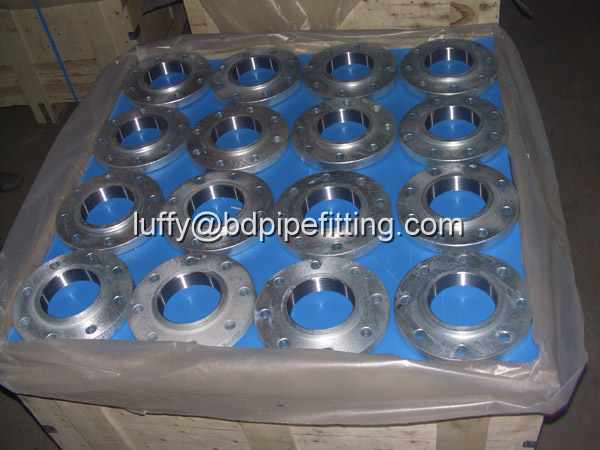 Galvanized slip on flange