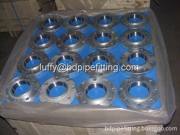 Galvanized slip on flange