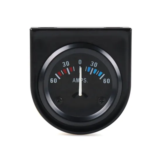 2" 52mm 60-0-60 Auto AMP Meter for 12 Volt Vehicles: Boat, Truck, Car, and ATV AMMeters