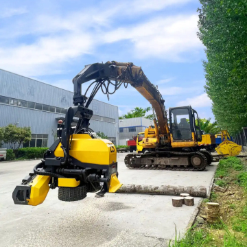 Automatic Timber Harvester Head: Tree Cutting Machine for Forestry and Excavators