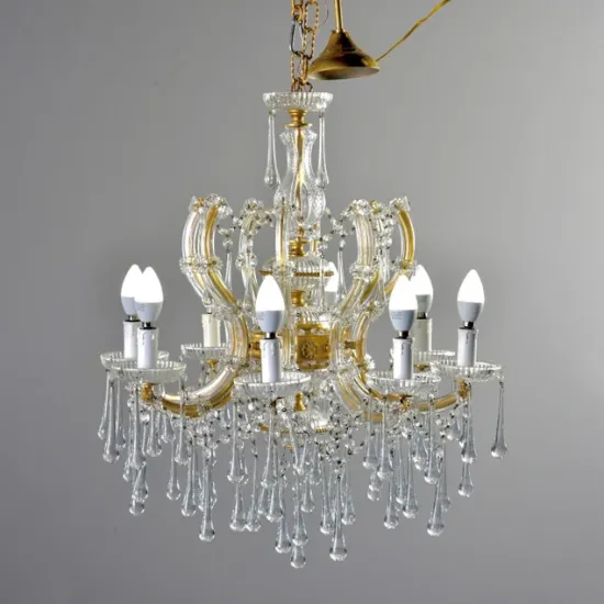 Luxury Crystal Chandelier Lamp for Duplex Villa