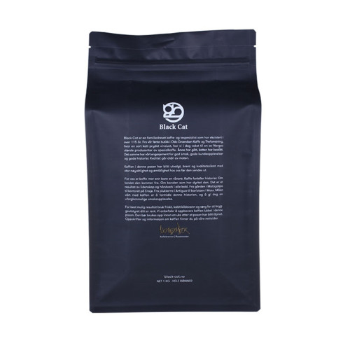 Creatief ontwerp ruwe matte verpakking voor zwarte koffie