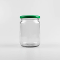 550 ml de frasco de vidrio redondo recipiente de vidrio