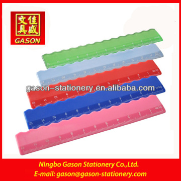 12cm plastic ruler with different colors