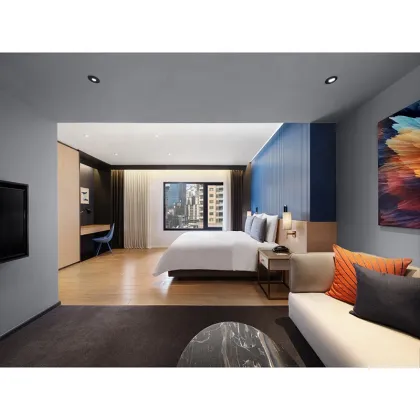 Newest Design Hotel Luxury Furniture - Vignette Collection King Bedroom Sets