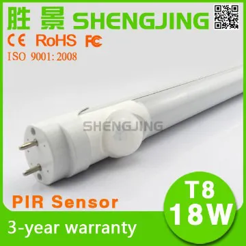 Intelligence 4ft T8 18W Light Sensor LED Tube for Parking Lot