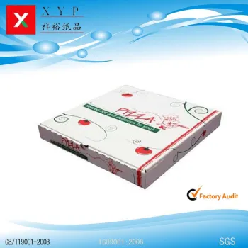 white and eco brown pizza boxes