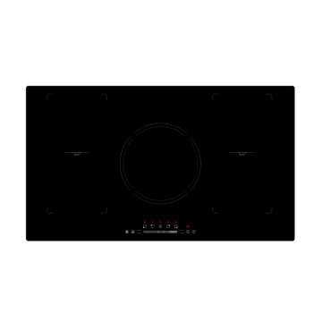 Magnetic Induction Cooktop with Multi Burner Metal Housing Stove