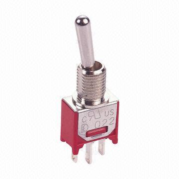 Sub-Miniature Toggle Switches with 3A/120V AC, 1A/250V AC Rating