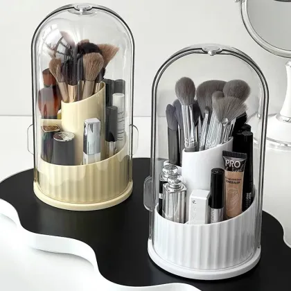 Makeup Organizer Storge Box Travel Makeup Brush Holder Rotating Makeup Organizer Cosmetic Box
