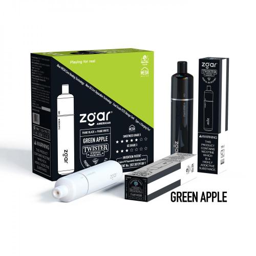 Pen do Zgar Twister Vape, de 650mAh, preenchido de 650mAh, 10ml