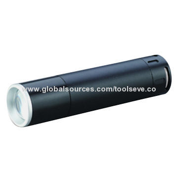 Aluminium zoom flashlight, fashion