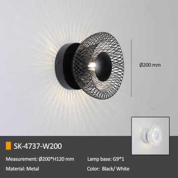 Modern Indoor Wall Light Single or combination iron mesh anti-glare wall light Factory