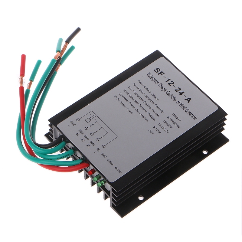 600W 12V/24V Waterproof Wind Turbine Generator Charge Controller Wind Controller