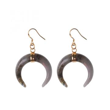 Natural Fashion Oxhorn Women Earrings