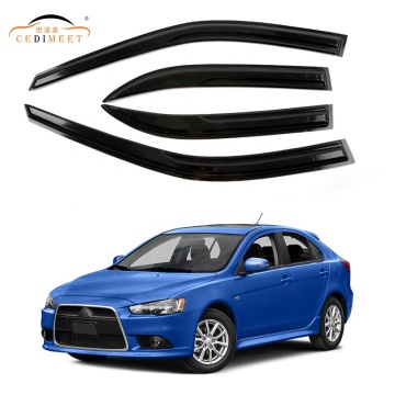 Visor de fenêtre en acrylique Shade Sun pour Lancer 2007-2015 Accessoires de voiture
