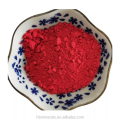 Fabricação de pigmentos em pó de óxido de ferro vermelho