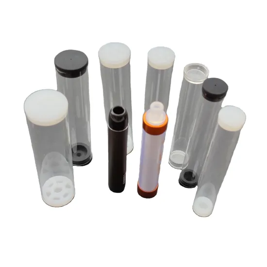 Factory Direct PC/PET/PETG Plastic Packaging Tube Transparent Packaging Plastic Round Tube With Endcap