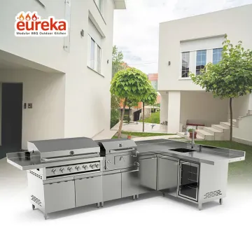 Hot Selling Stainless Steel Outdoor Cheap Kitchen Cabinets Bbq Gas Grill