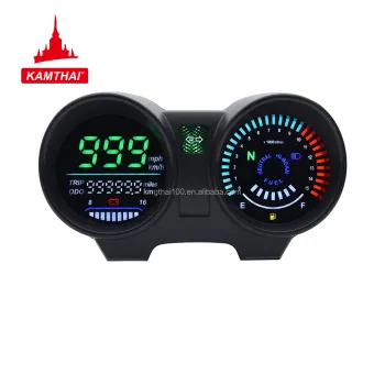 KAMTHAI Motorcycle Speedometer 37100-KRM-B90 Digital Speedometer for Honda CG125/CG150