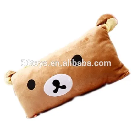 Cute plush emoji pillow,bear emoji plush pillow