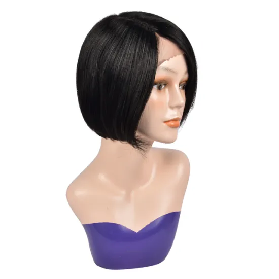 Tuneful 19050 fashionable hairstyle 100% pure brazilian raw unprocessed virgin human medium brown lace hair short length