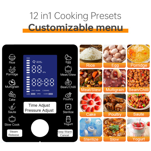 digital display power pressure cookers Digital Display Electric Pressure Cooker Manufactory