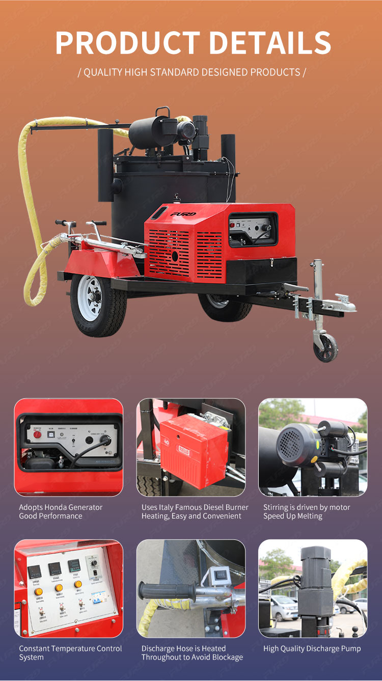 asphalt crack sealing machine