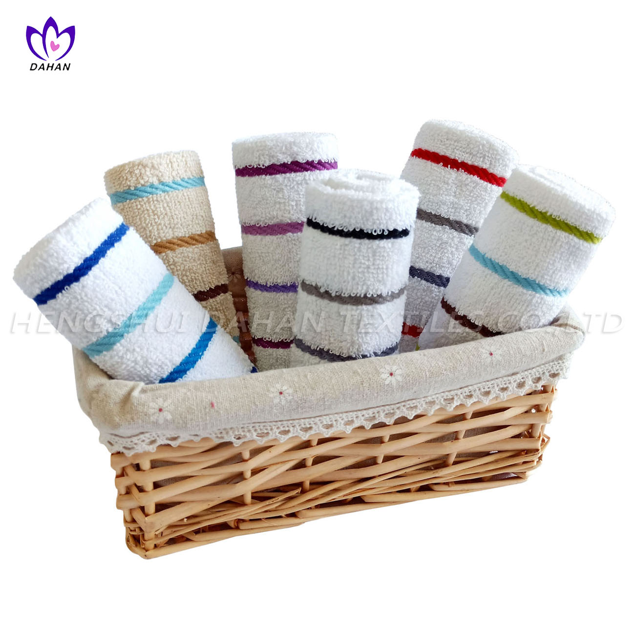 Yarn-dyed cotton kitchen towels