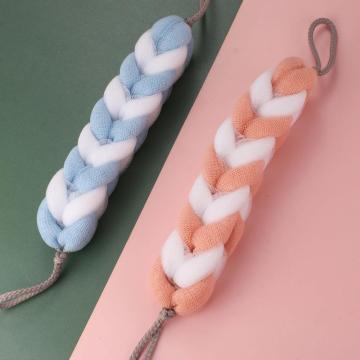 DIfferent Color DurablePE Weave Belt Back Bath Sponge