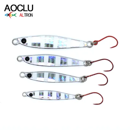 AOCLU Small Speed Metal Jig 7g - Strong UV Coating for Fishing Freshwater & Saltwater Mackerel and Rockfish