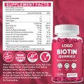 OEM Vitamin Supplement Hair Growth Vitamin Biotin Gummies