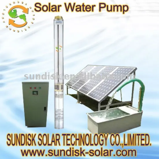 solar water pump system for deep well