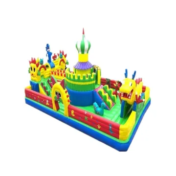 Outdoor Inflatable Amusement Park: Giant Inflatable Playground Castle for Kids