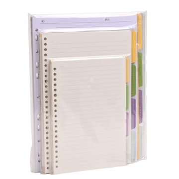 DIY Notebook A4 A5 B5 Journal Lose Leaf Silding i akcesoria