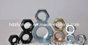 Heavy Hex Nut DIN6915/A194m/A563m/JIS B1186/GB1229 with Grade 8/10/12/2h/A2/A4 with Black, Zinc Platedhdg Surface Finish