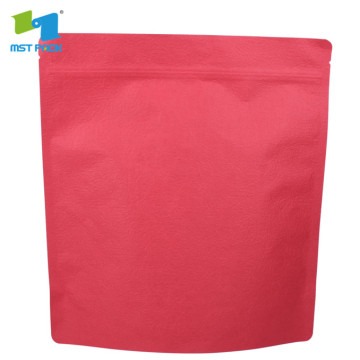 Low moq black matte tea paper bag packaging