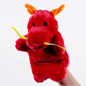 Boneka Tangan Naga Merah Kustom - Sempurna untuk Pesta dan Hadiah