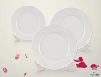 10" Plate White Jade Plate Cream Glass