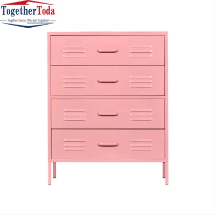Home Metal 4 Drawers Storage Cabinet