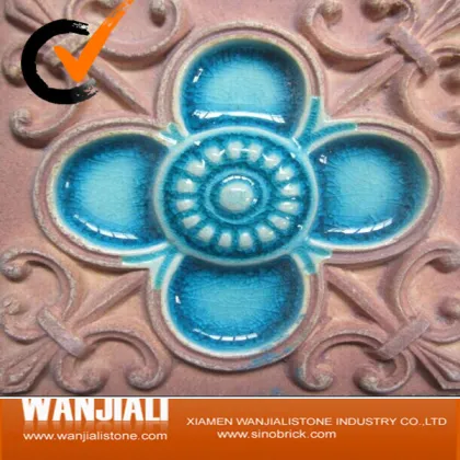 traditional glazed terra cotta wall tile