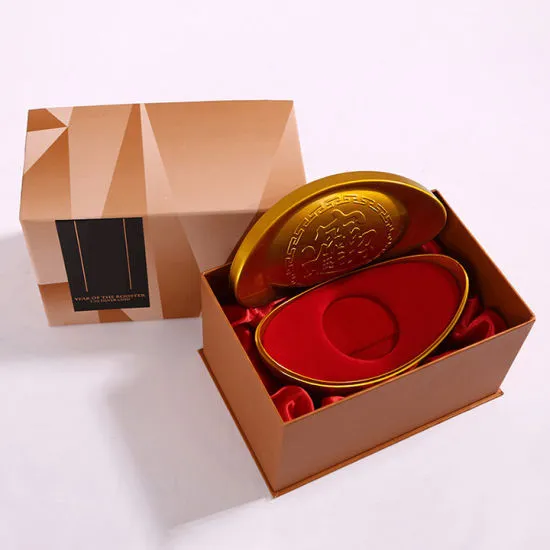 Fashionable Printed Paper Souvenir Gift Packaging Coin Box