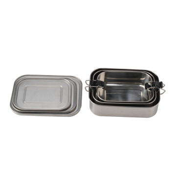 Stainless Steel Metal Lunchbox Bento Box