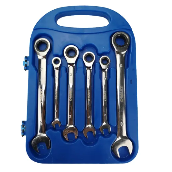 7pc Fixed Head Ratchet Combination Wrench Set: Comprehensive Tool Set for Efficient Mechanical Tasks