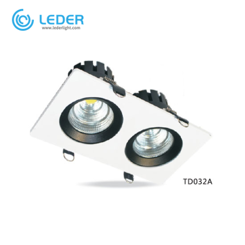 LEDER Retangular COB 9W * 2 LED Downlight