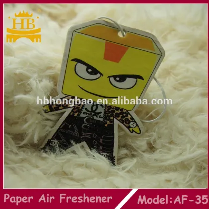 Hanging rose scents car paper air freshener