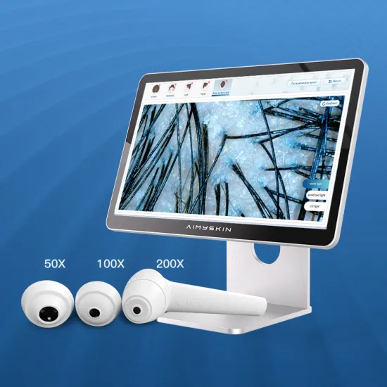 Professional OEM/ODM Portable Hair Follicle Detection and Scalp Treatment Machine with Skin Analysis